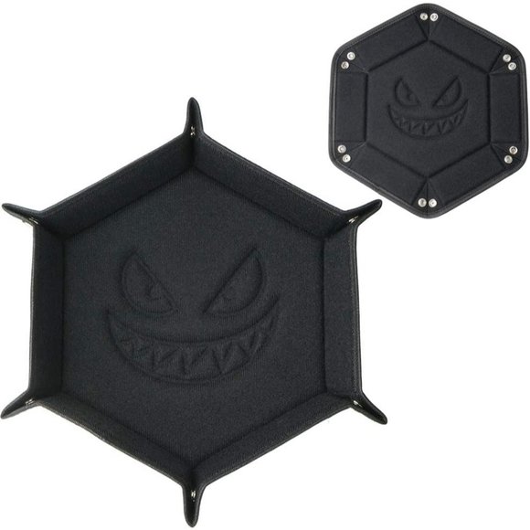 Brappo Dice Tray Set Foldable Dice Trays Hexagon Dice Rolling Tray Eva Dice Hold - Picture 2 of 7